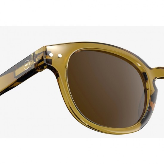 IZIPIZI Sunglasses ADULTS #C Golden Green IZIPIZI Sunglasses ADULTS #C Golden Green