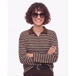 IZIPIZI Sunglasses Morning Express ADULTS OFFICE Dark Expresso shiny finish