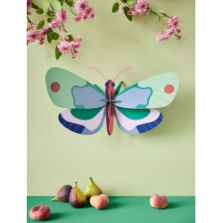 Studio ROOF Wall Decoration Mint Forest Butterfly