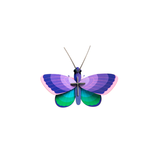 Studio ROOF Wall Decoration Blue Copper Butterfly Studio ROOF Wall Decoration Blue Copper Butterfly