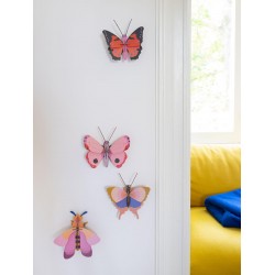 Studio ROOF Wall Decoration Small Pink Bee