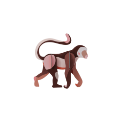 Studio ROOF Wall Decoration Monkey 