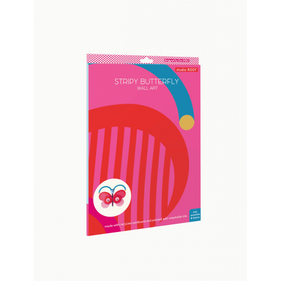 Studio ROOF Wall Decoration Stripy Butterfly Studio ROOF Wall Decoration Stripy Butterfly