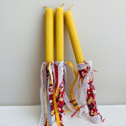 Greek Easter Candle THE ECOLAB from beeswax  Greek Easter Candle THE ECOLAB from beeswax