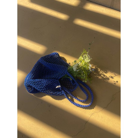 Mum Bag Studio Noos macrame blue Mum Bag Studio Noos macrame blue