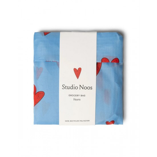 Shopping Bag Studio Noos Red Hearts