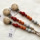Pacifier Clip | Poppy Marsala Pacifier Clip | Poppy Marsala