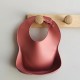 Silicone Bib Milk Rose bloom Silicone Bib Milk Rose bloom
