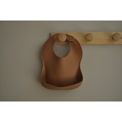 Silicone Bib Milk Chocolate 