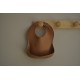 Silicone Bib Milk Chocolate 