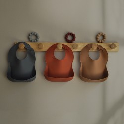 Silicone Bib Nino NAVY BLUE