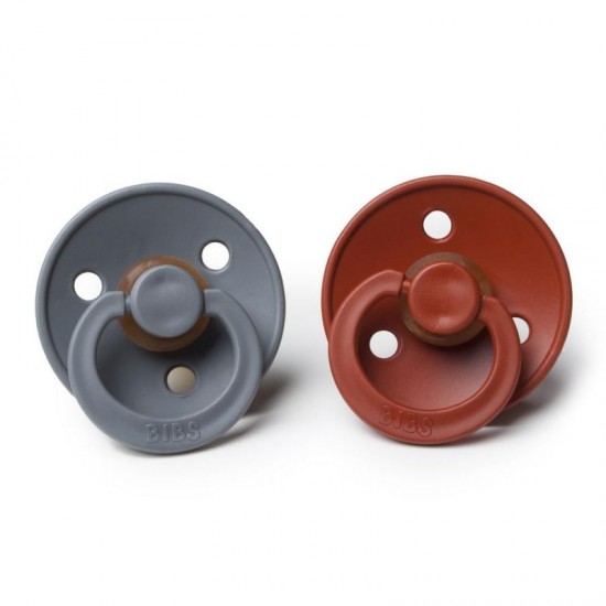 BIBS Pacifier Set - Rust / Smoke (size 1) BIBS Pacifier Set - Rust / Smoke (size 1)