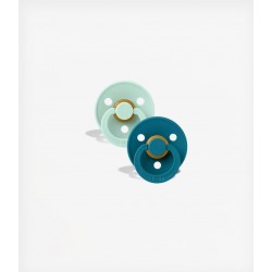 BIBS Pacifier Set- Nordic Mint / Forest Lake (size 2)