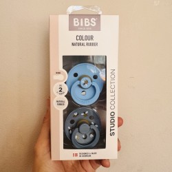 BIBS STUDIO COLOR Pacifier 2PACK No1 - BUMBLEBEE/BREEZE MIX BIBS STUDIO COLOR Pacifier 2PACK No1 - BUMBLEBEE/BREEZE MIX