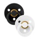 BIBS Pacifier 2 PACK - Black/White (size 1)
