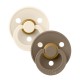 BIBS Pacifier 2 PACK - VANILLA/DARK OAK (size 2)