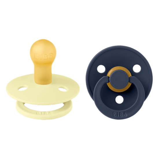 BIBS COLOUR SET 2 PCS – LUNA/DEEP SPACE – ROUND No2