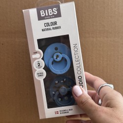 BIBS STUDIO COLOR Pacifier 2PACK No2 - BUMBLEBEE/BREEZE MIX