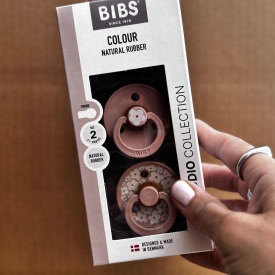 BIBS STUDIO COLOR Pacifier 2 PACK No2 - Jasmine Blush Mix BIBS STUDIO COLOR Pacifier 2 PACK No2 - Jasmine Blush Mix