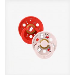 BIBS X MOOMIN COLOUR DANCING SET 2 PCS– CANDY APPLE MIX No1