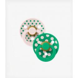BIBS STUDIO COLOR Pacifier 2PACK No1 BABY PETAL/CACTUS