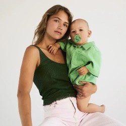 BIBS STUDIO COLOR Pacifier 2PACK No1 BABY PETAL/CACTUS