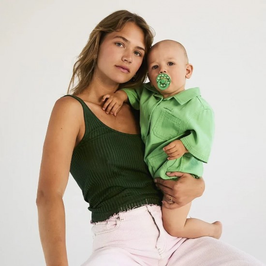 BIBS STUDIO COLOR Pacifier 2PACK No1 BABY PETAL/CACTUS