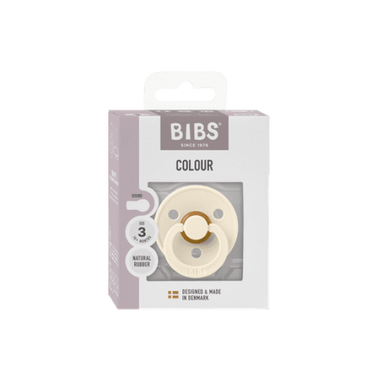 BIBS Pacifier - Ivory (size 3) BIBS Pacifier - Ivory (size 3)