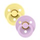 BIBS Pacifier Set - Sunshine / Violet Sky (size 2) BIBS Pacifier Set - Sunshine / Violet Sky (size 2)
