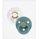 BIBS Pacifier Set- White/ Island sea (size 1) BIBS Pacifier Set- White/ Island sea (size 1)