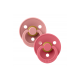 BIBS Pacifier Set - Dusty Pink / Coral (size 1) BIBS Pacifier Set - Dusty Pink / Coral (size 1)