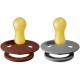 BIBS Pacifier Set - Rust / Smoke (size 1) BIBS Pacifier Set - Rust / Smoke (size 1)