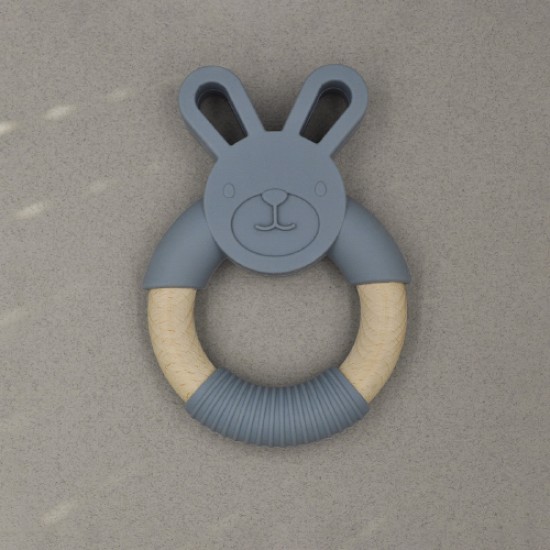 Bunny Teether Charcoal