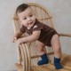 Ruffle organic cotton socks | Caramel Ruffle organic cotton socks | Caramel