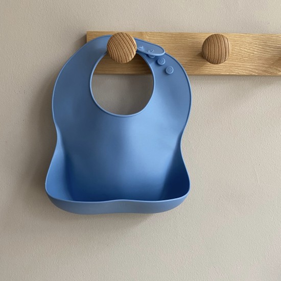 Silicone Bib | Nino Sea blue Silicone Bib | Nino Sea blue
