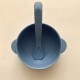 Silicone Bowl with lid | Nino Sea blue Silicone Bowl with lid | Nino Sea blue