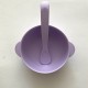 Silicone Bowl with lid | Nino Lilac Silicone Bowl with lid | Nino Lilac