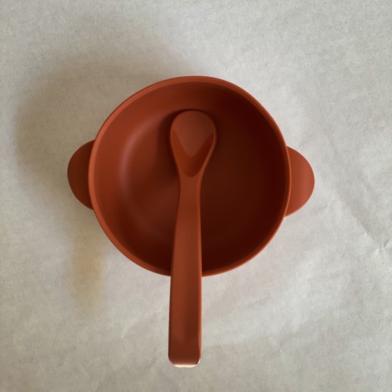 Silicone Bowl with lid | Nino Brick Silicone Bowl with lid | Nino Brick