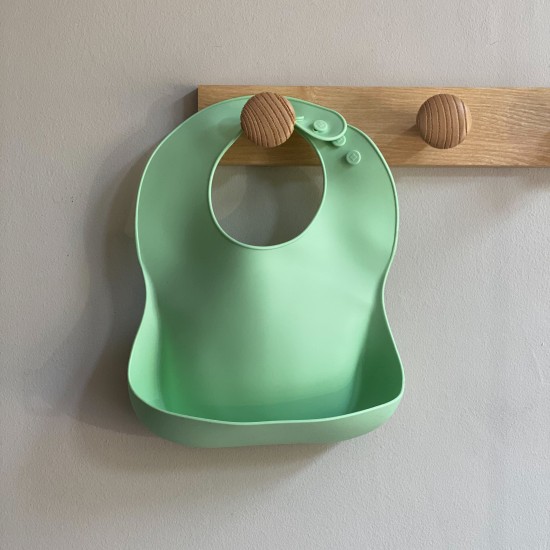 Baby Silicone Bib Nino mint green 