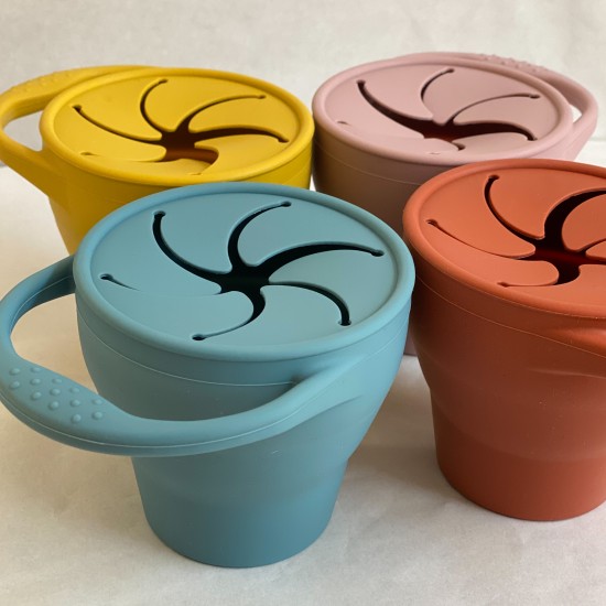 Foldable Silicone Snack Cup | Let's go out Curry