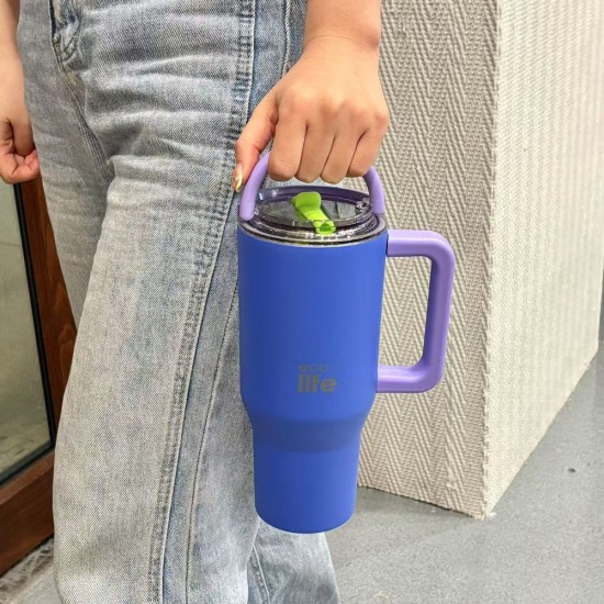 ECOLIFE 2HANDLES LID THERMOS TALL MUG MAGENTA 900ml ECOLIFE 2HANDLES LID THERMOS TALL MUG MAGENTA 900ml