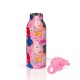 ECOLIFE Faces Thermos 550ml With Inner Straw 