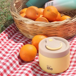 ECOLIFE Round Food Thermos 650ml | Banana ECOLIFE Round Food Thermos 650ml | Banana