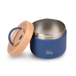 ECOLIFE Round Food Thermos 650ml | navy ECOLIFE Round Food Thermos 650ml | navy