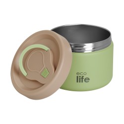 ECOLIFE Round Food Thermos 650ml | Green 