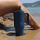 ECOLIFE 2HANDLES LID THERMOS TALL MUG BLUE MARINE 900ml ECOLIFE 2HANDLES LID THERMOS TALL MUG BLUE MARINE 900ml