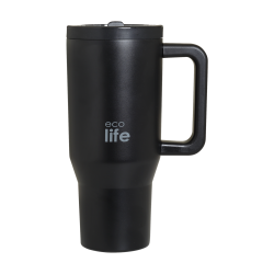 ECOLIFE 2HANDLES LID THERMOS TALL MUG BLACK 900ml ECOLIFE 2HANDLES LID THERMOS TALL MUG BLACK 900ml