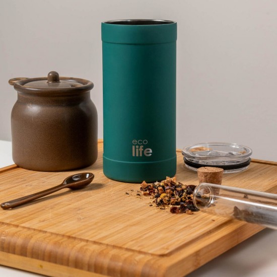 ECOLIFE COFFEE THERMO MUG Teal Green 400ml