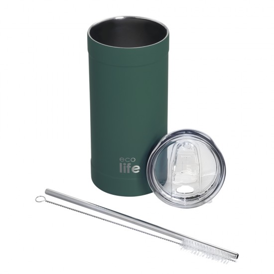 ECOLIFE COFFEE THERMO MUG Teal Green 400ml