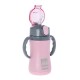 ECOLIFE KIDS THERMOS with straw Pink 300ml 